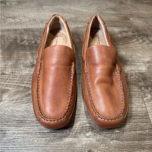 Sperry Top Sider Mens Driving Moc Loafer Lt Brown Leather 0238311 Size 8.5M